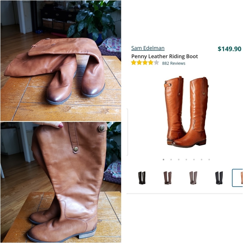 Sam Edelman Wide Calf Riding Boots - Never Worn
